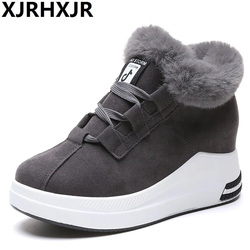 Women Winter Shoes 2019 Fashion Warm Women Casual Shoes High Top Ladies ...