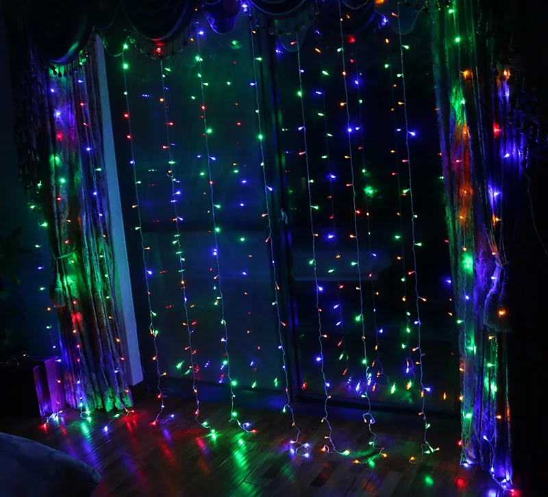 3M x 3M 300 LED xmas String Fairy Curtain Garlands Strip Party Lights Christmas Decorative Wedding decorations for Home outdoor 3M x 3M 300 LED xmas String Fairy Curtain Garlands Strip Party Lights Christmas Decorative Wedding decorations for Home outdoor