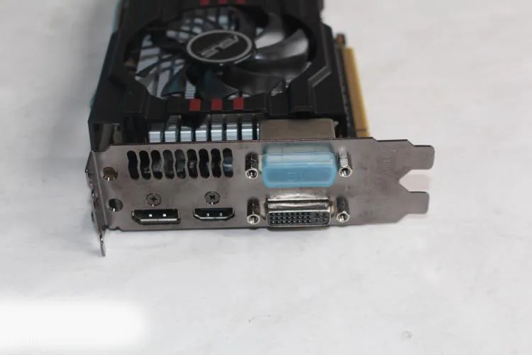 Б/у, оригинальная игровая Видеокарта ASUS GTX660-DC2OCPH-2GD5 2G GDDR5 192bit, протестирована на