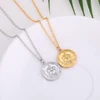 Skyrim SAINT CHRISTOPHER PROTECT US религиозный амулет талисман Подвеска Ожерелье Массивное колье ожерелье для женщин 2022 ювелирные изделия ► Фото 3/6