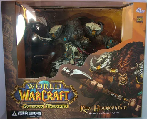 

WOW WORLD KORG HIGHMOUNTAIN TOY TAUREN HUNTER ACTION FIGURE Anime Figure Collectible Model Toy No Box