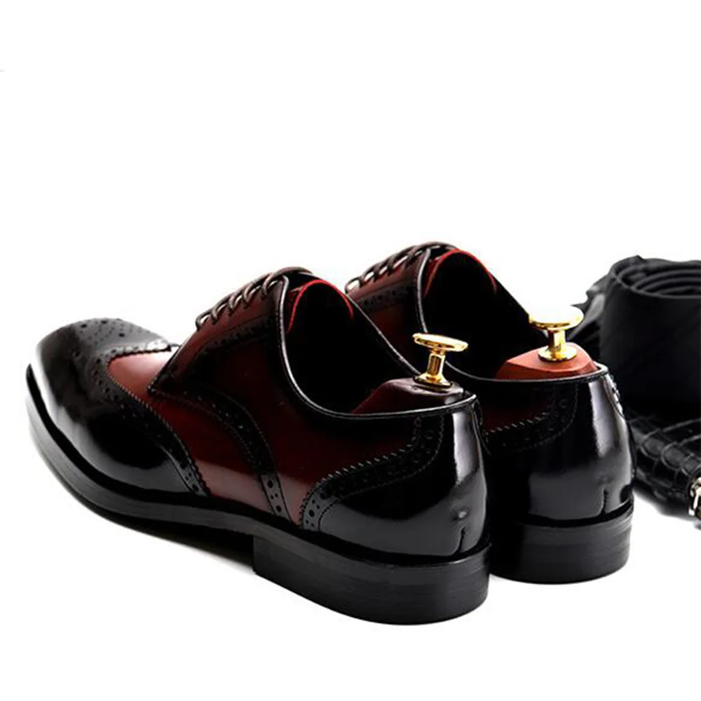 Sipriks Винтаж мужские Ботинки-броги классический Блейк Туфли-оксфорды; мужские туфли с перфорированным носком; Классическая обувь, деловая, официальная мужские костюм серый чёрный; коричневый, на шнуровке