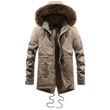 Fashion Winter Jacket Men Long Coat Hooded Thick Warm Parka Men Faux Fur Collar Velvet Military Casual Jacket Cargo Tops Outwear Fashion Winter Jacket Men Long Coat Hooded Thick Warm Parka Men Faux Fur Collar Velvet Military Casual Jacket Cargo Tops Outwear