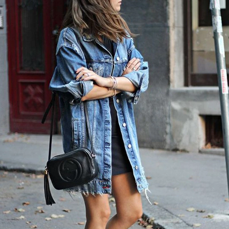 Autumn Winter Women Hole Denim Jacket Harajuku Boyfriend Wind Jean Jacket Loose Female Coats Autumn Winter Women Hole Denim Jacket Harajuku Boyfriend Wind Jean Jacket Loose Female Coats
