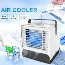 Portable Mini Air Conditioner Cooler Fan Humidifier USB Desktop USB Air Cooler Cooling Fan For Home Office