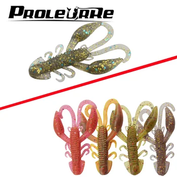 

20pcs/lot Custom Baits Super Craws 5cm/2.2g Soft Fishing Lure For Fishing Soft Bait Shrimp Bass Bait Peche Fishing Tackle