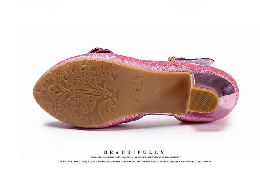 Girls high-heeled shoes-31