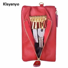 Женский кошелек для ключей, автомобильный органайзер для ключей, сумка для ключей, женская натуральная кожа, ключница, Sleutelhanger, брелок для ключей