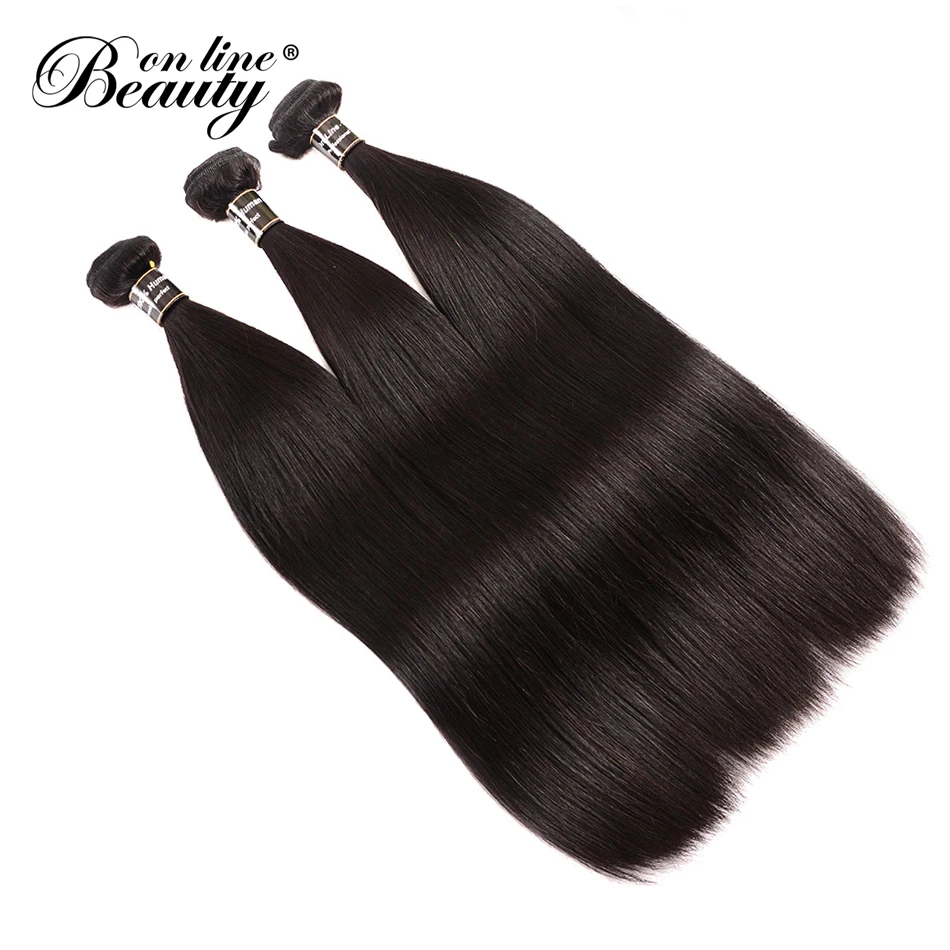 3 Bundles Brazilian Straight Hair Weave Bundles With Closure Human Hair Lace Closure With Baby Hair BOL Remy Hair 4 Pcs Deals (5)