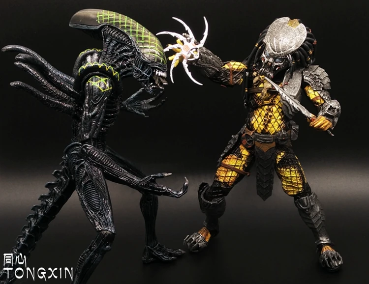 NECA AVP Aliens vs. Predator серия Young Blood/Elder Predator Охотник на змею фигурка игрушки 18 см