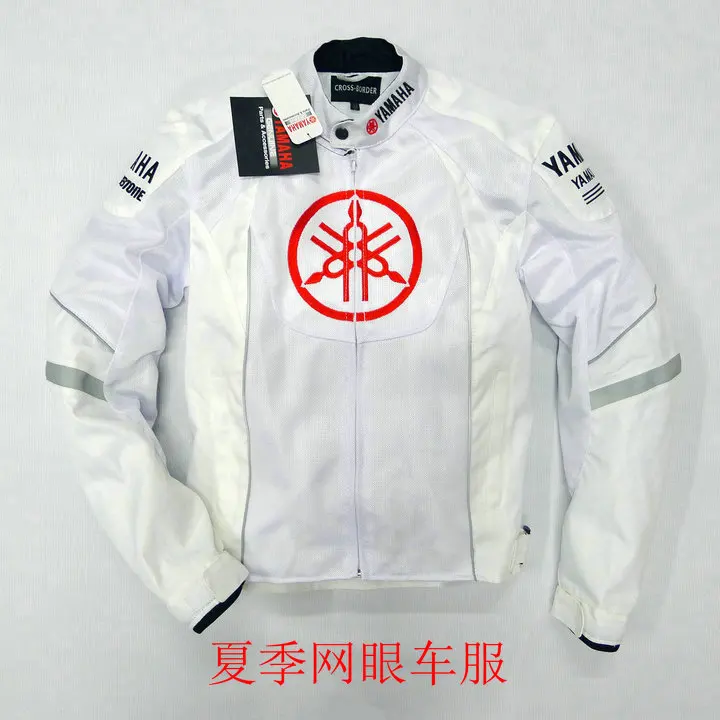 

Motorcycle Racing Jackets For yamaha Team Mesh Breathable Motocross Protective Jacket Motorbike Riding jacket Moto Chaqueta