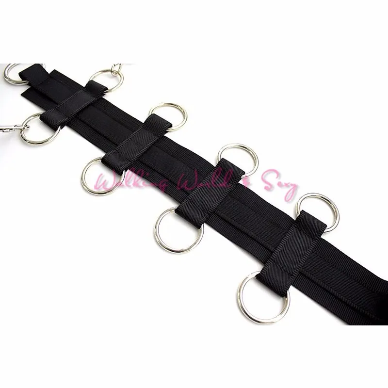 Nylon Neck Collar To Hand Restraints Wrist Cuffs Fetish Slave Harness Collar Bondage Adult Game Sex Toys For Women Men Couple (5)