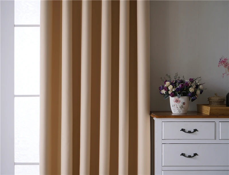 [Byetee] Полный затенение плотные шторы s для однотонная одежда современный спальня окна Гостиная Cortina занавески шторы