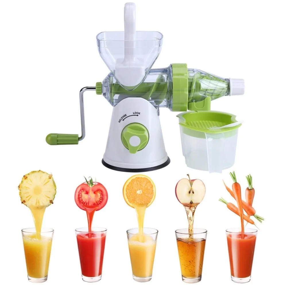 Manual Juicer Wheat Grass Vegetable Fruit Extractor Lemon Lime Juice Extractor