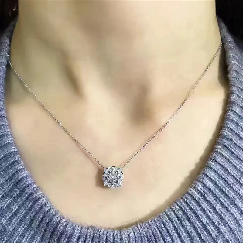 Lasamero венчик 0 161 CT круглая огранка центр алмаз Проложить Набор 18k золото