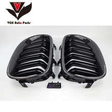 2004-2009 E60 Gloss Black Carbon Fiber M5 Style Auto Car Styling Front Racing Grill Grille for BMW E60 5 Series