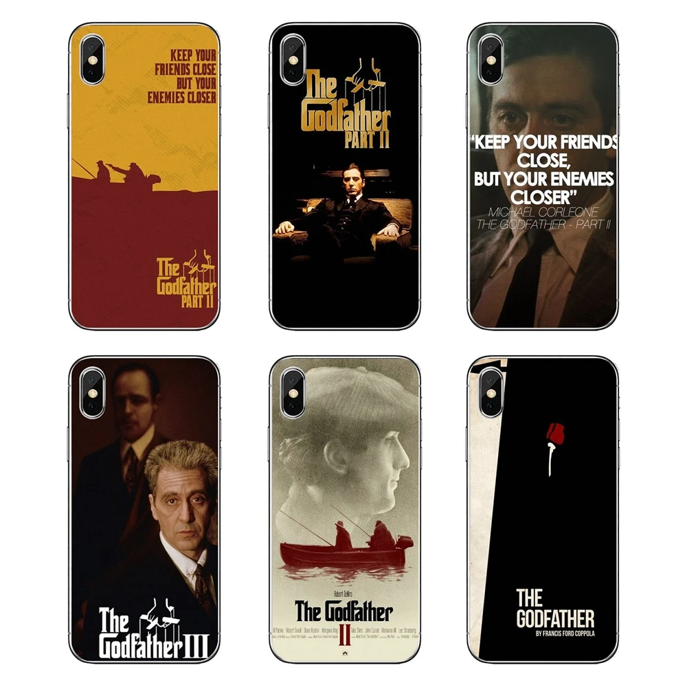 

Transparent Soft Shell Case the godfather part Movie Poster For Huawei Honor 8 8C 8X 9 10 7A 7C Mate 10 20 Lite Pro P Smart Plus
