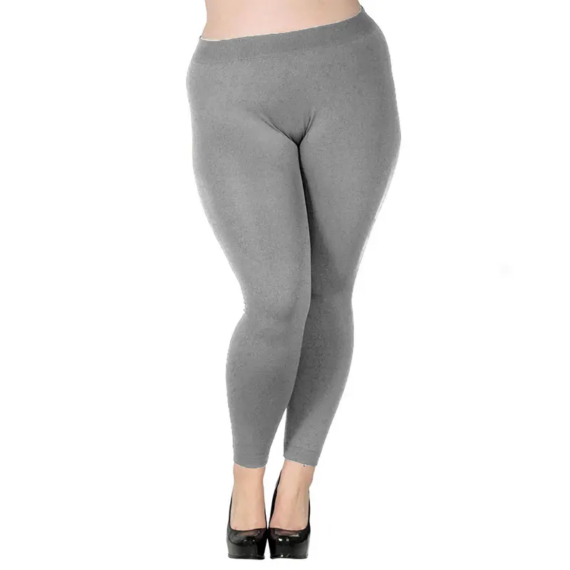 Women's Plus Size Modal Seamless High Waist Leggings Full Length Stretchy Basic Ankle Leggings Solid Color Long Legging Pants amazon leggings Leggings