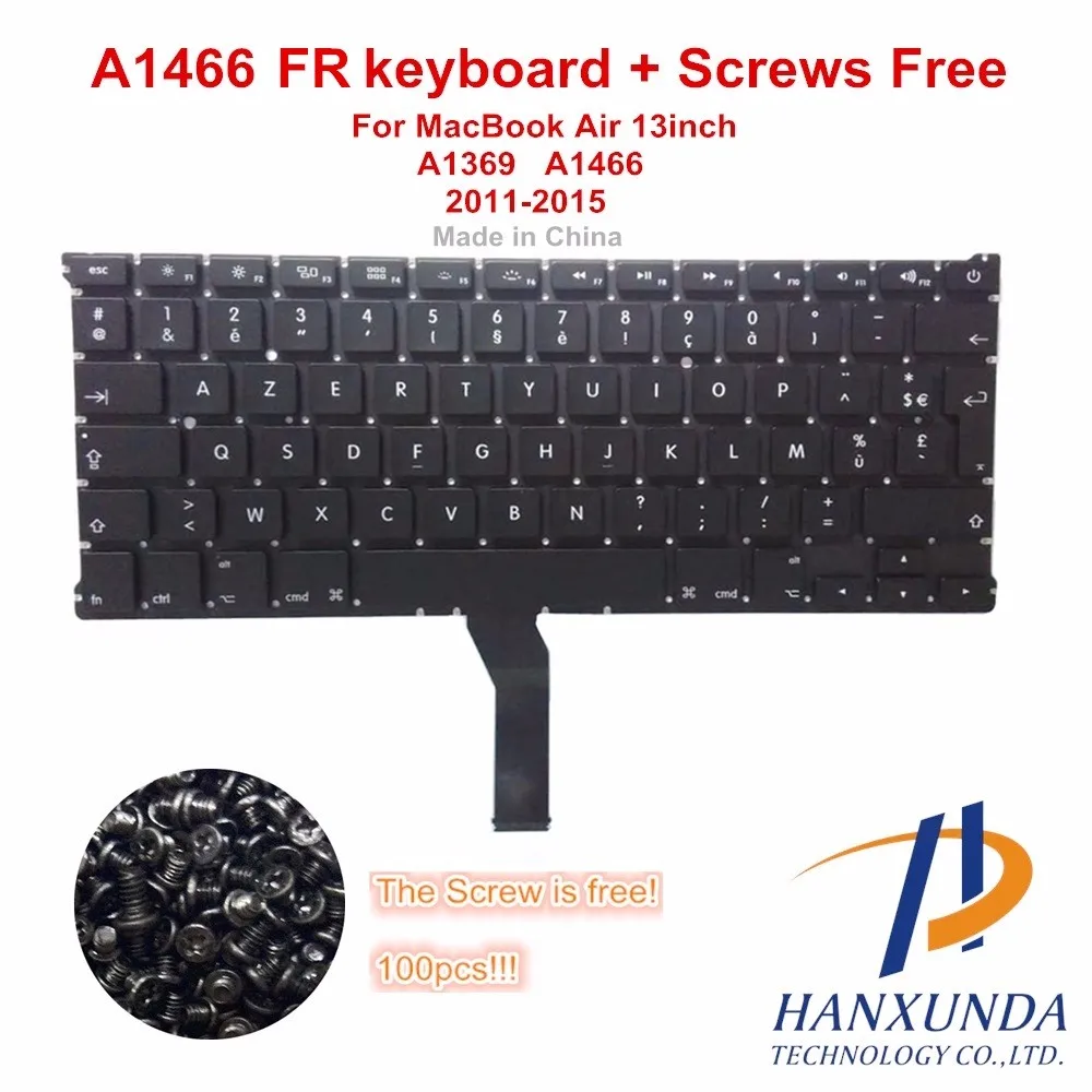 Original A1466 Built in Keyboard with backlight for Macbook Air 13 ...