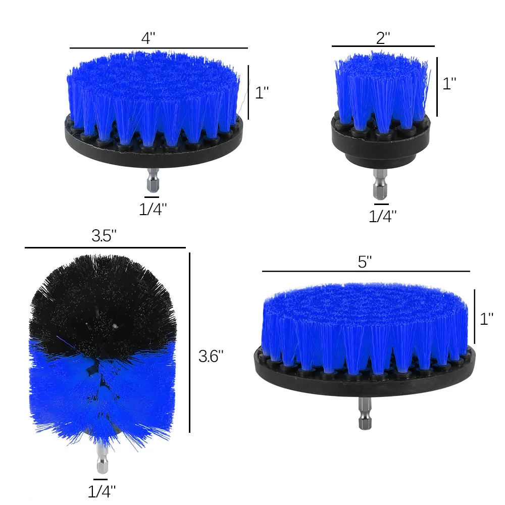 ABEDOE щетка-скруббер для автомобиля, ванной, кухни, щетки для чистки автомобильных шин, электрическая дрель, шарообразная щетка, пластиковая проволока