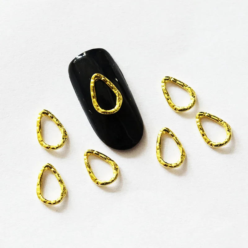 

Beleshiny 50Pcs new Gold Bow , 3D Metal Alloy Nail Art Decoration/Charms/Studs,Nails 3d Jewelry nail supplies H118