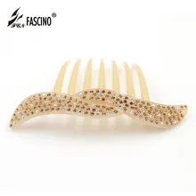 Модные украшения для волос женские аксессуары гребень для волос со стразами заколки ацетатные украшения для волос Joyeria Bijoux de Tete(EY880005