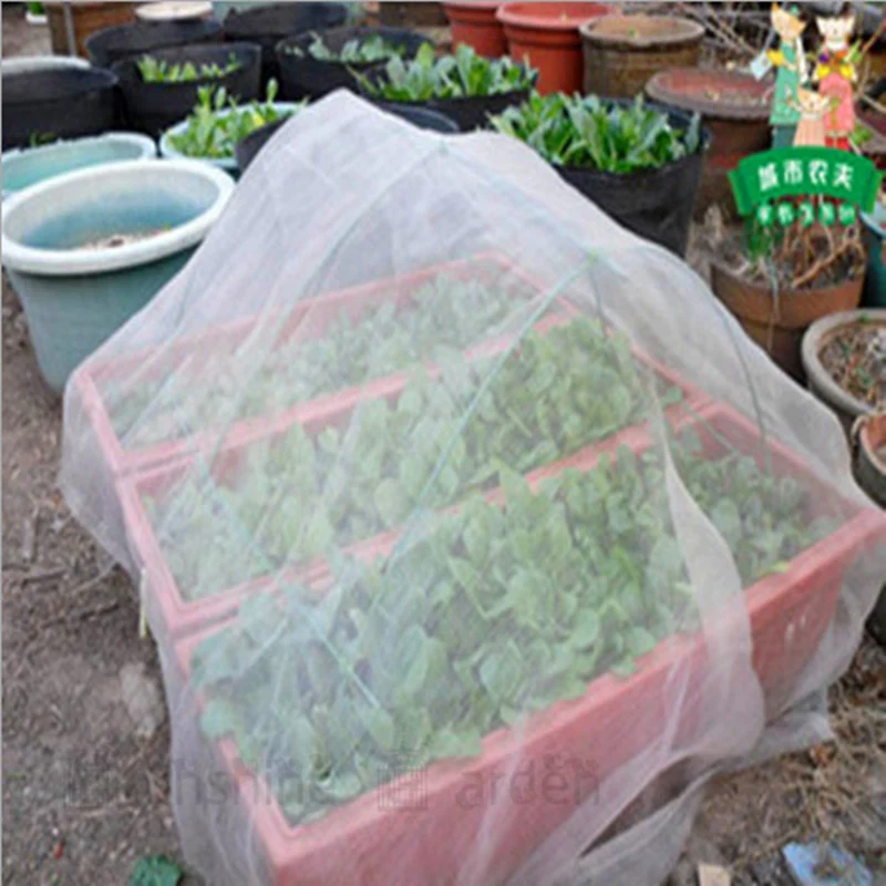 Tewango 40Mesh Insect Netting Garden Vegetables Protection 2M Width x5M