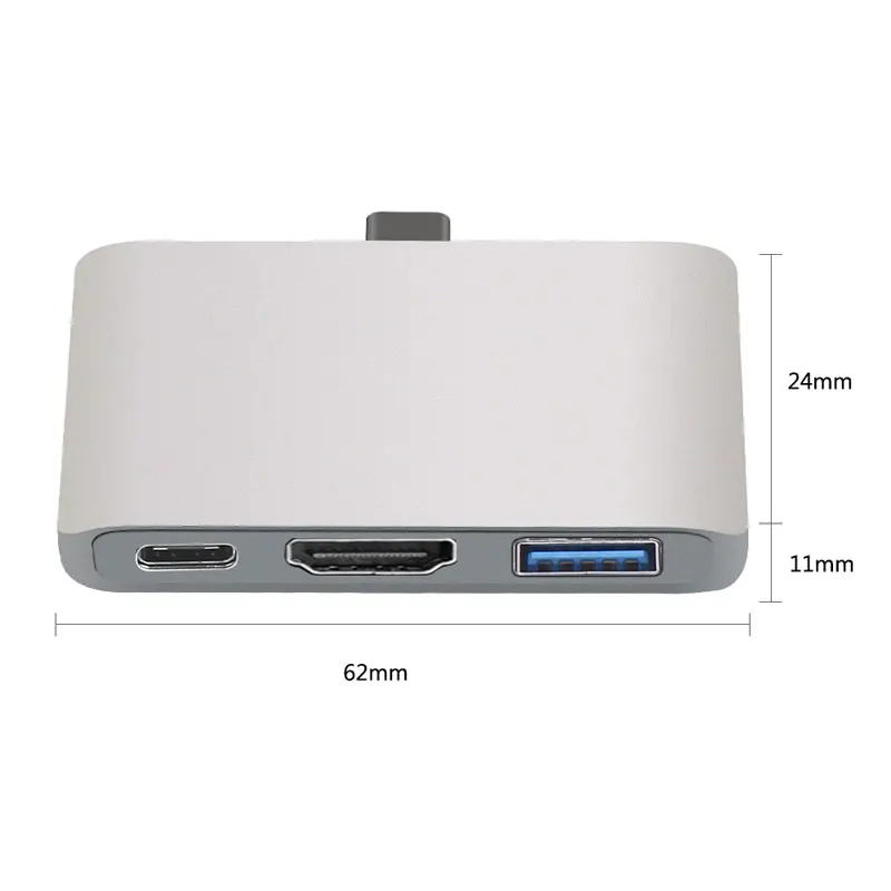 Uosible Thunderbolt 3 концентратор USB Type C к HDMI Поддержка Dex PC режим для телефона samsung NS переключатель Macbook Pro/Air USB-C интерфейс