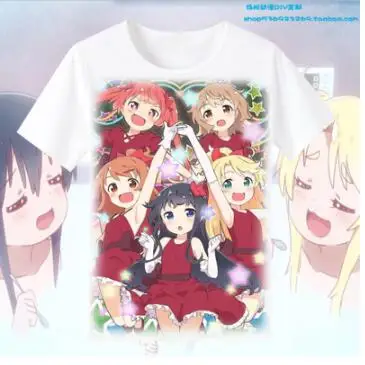 Anime Watashi Ni Tenshi Ga Maiorita Precious Friends Shirosaki Hana T-shirt  Cosplay Men Women T shirt Cute Short Sleeve Tee Tops - AliExpress