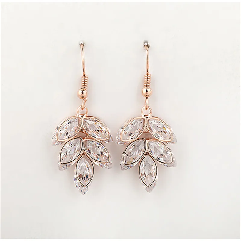 Женские длинные серьги с кристаллами свадебные ювелирные украшения|earrings for