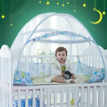 Монгольская юрта детская москитная сетка синяя большая космическая кровать палатка для домашнего декора 12 размеров мультяшная детская кроватка сетчатый навес cuna Baby