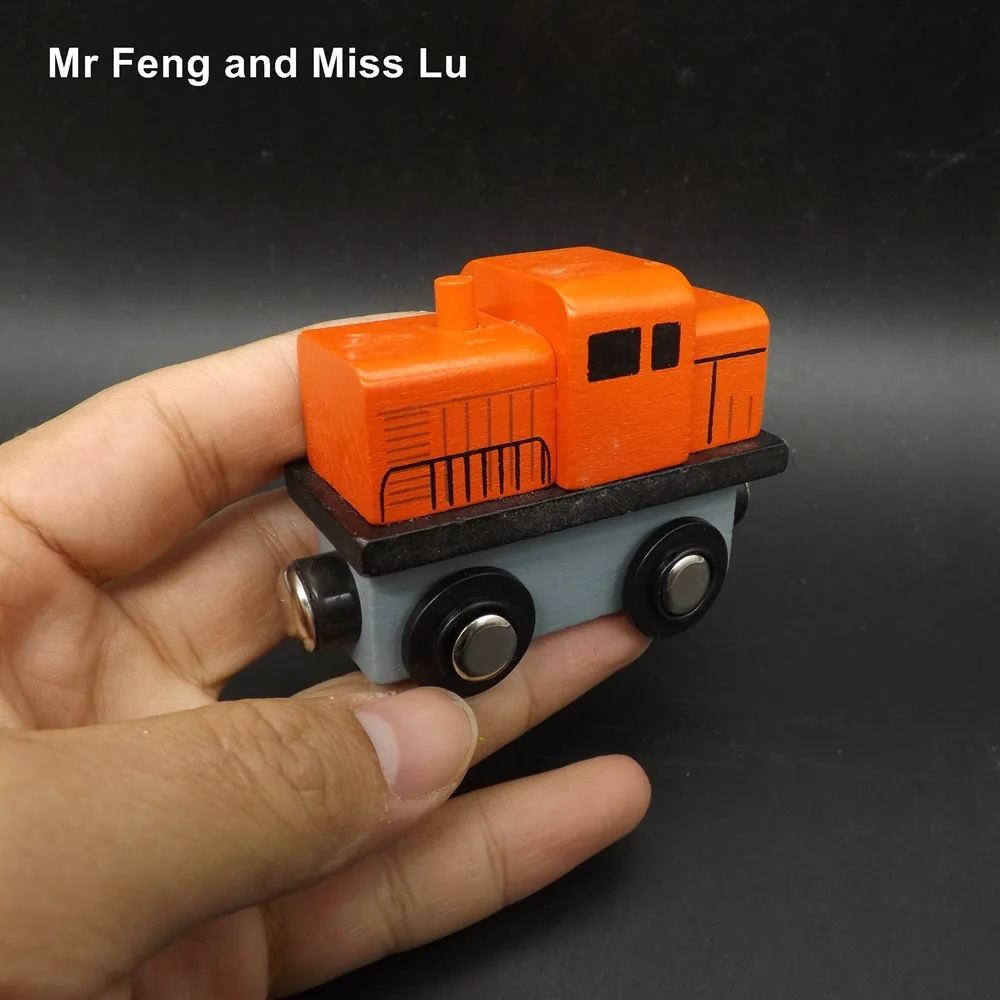 orange train toy