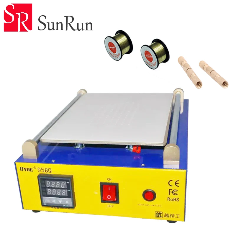 

UYUE 958Q 2 in 1 Multifunction LCD Repair Machine set Built-in Vacuum Pump Touch Screen LCD Separator for Samsung iPad