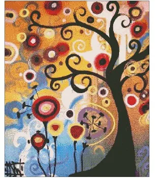 

Embroidery Package Hot Sell Best Quality Cross Stitch Kits Tree Famous Free Shipping