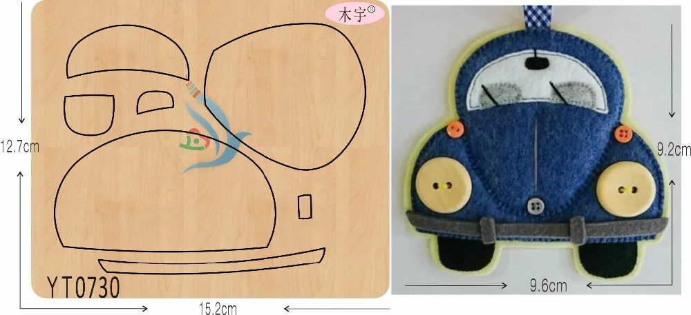 Автомобиль DIY новая деревянная форма резки штампы для скрапбукинга Толщина/15 8