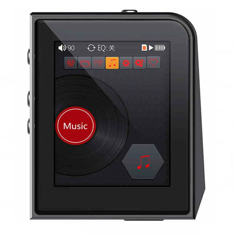 Мини Спортивный MP3 плеер ruidu A50 HD без потерь с экраном 2,5 дюйма, Hifi MP3 музыкальный плеер с поддержкой карт TF 128G/DSD256