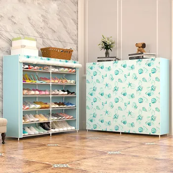 

Shoes Rack Simple Multi-story Household Assembly Dormitory Includes Dust-proof Foyer Hall Shoe Cabinet Foldable