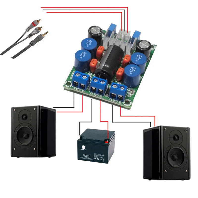50 Вт * 2 стерео цифровой усилитель доска TPA3116 2,1 небольшой цифровой Amplificador доска 12-24 В DC коммутации Питание