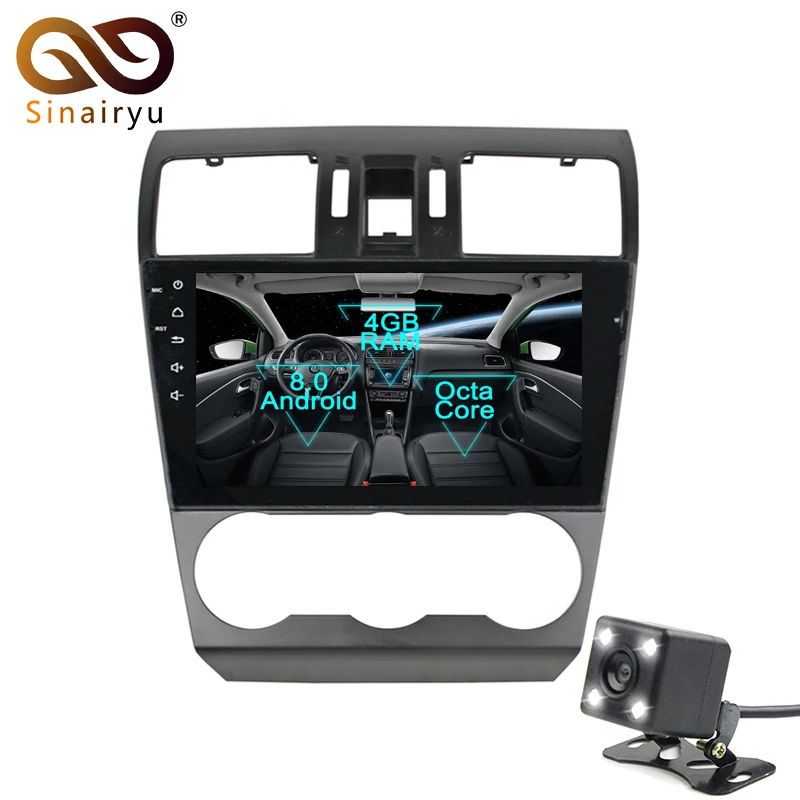 

Sinairyu 2 Din Android 8.0 Octa Core Car Multimedia Player for Subaru WRX 2013 2014 2015 2016 GPS Navi Radio Stereo Head Unit