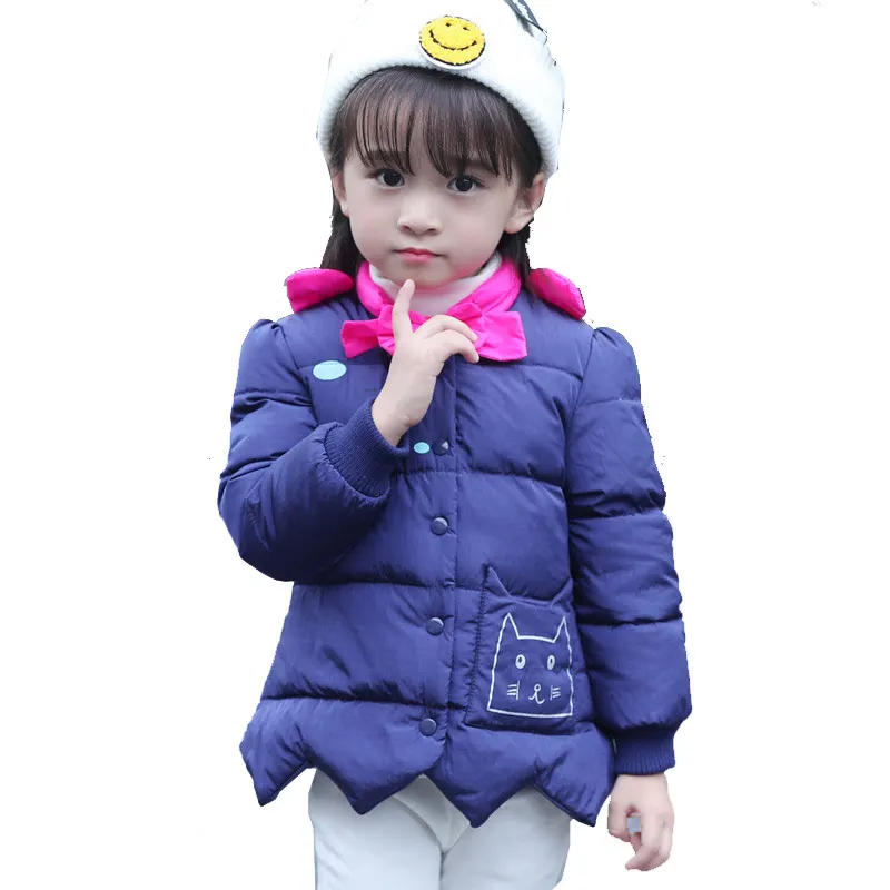 Baby Girls winter jacket children down jackets Coat Parkas infant down