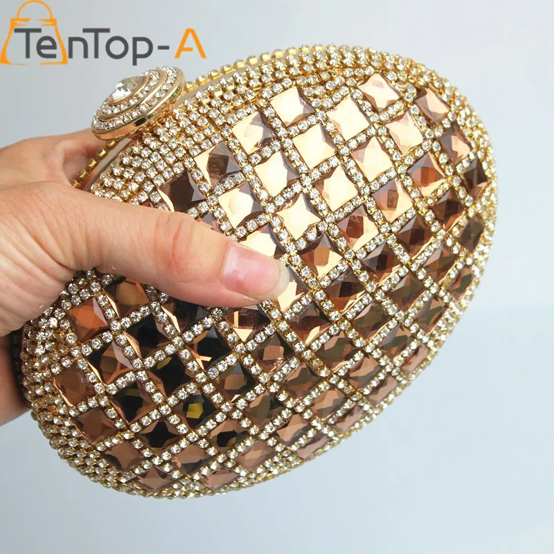 Prix pour TenTop-Un OEUF À La Fois Côté Diamants Sac De Soirée De Luxe Banquet Sac de Demoiselle D'honneur D'embrayage Bourse Femmes Sac À Main Élégant Petit D'épaule sacs Prix pour TenTop-Un OEUF À La Fois Côté Diamants Sac De Soirée De Luxe Banquet Sac de Demoiselle D'honneur D'embrayage Bourse Femmes Sac À Main Élégant Petit D'épaule sacs