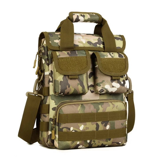 Hot Sale Sports Single Shoulder Military Camping Hiking Tactical Bag Handbag Outdoor Men Waterproof Army Molle Hunting Backpack - Цвет: CP Camouflage