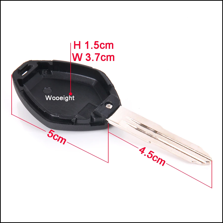 New Replacement 4 Button Car Remote Key Case Shell Housing Keyless Shell Fob Cover For Mitsubishi 2007-2013 Blade