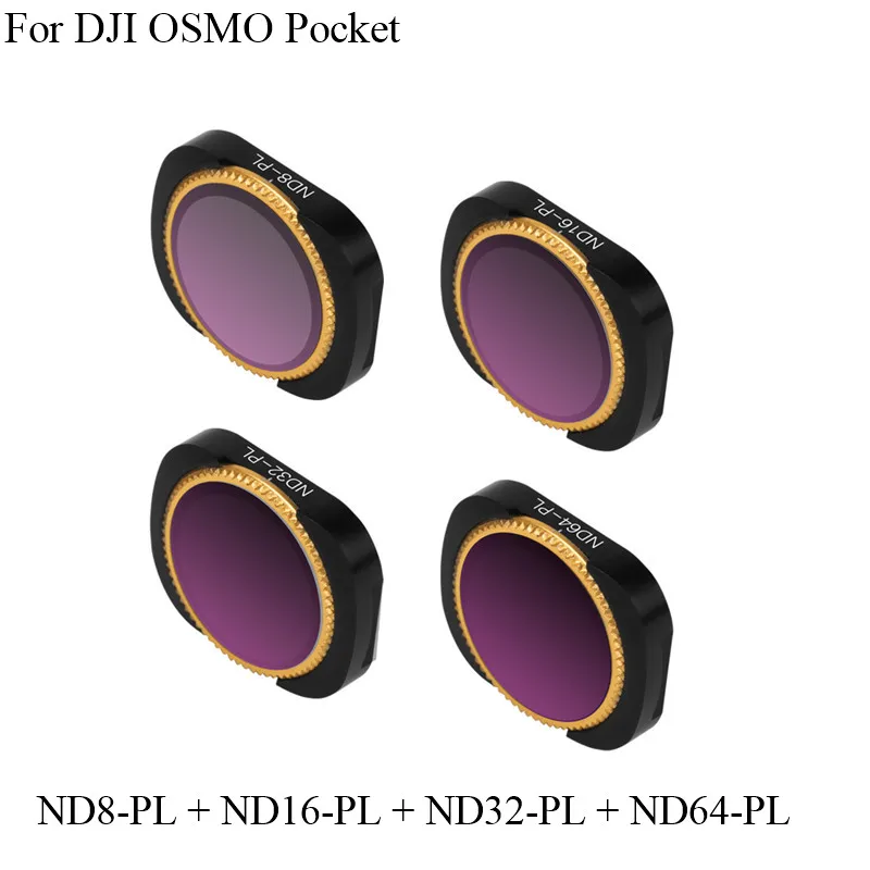 

Aluminum Alloy Magnetic Adsorption No Damage CPL ND8 4 16 32 64 Lens Filter For DJI OSMO Pocket Camera Stabilizer