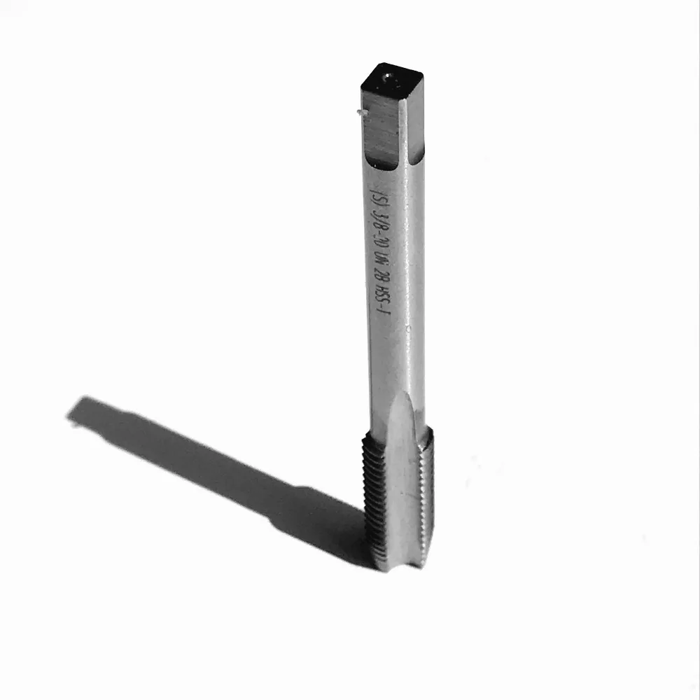 

Free shipping 1pc of American standard 3/8-20UN HSS machine taps straight taps for steel metal workpiece threading purpose using