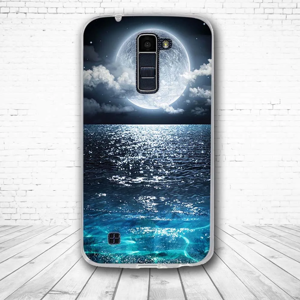Для задней крышки LG K10 силиконовый чехол ТПУ Coque Fundas роскошный 3D милый для Lte K420N