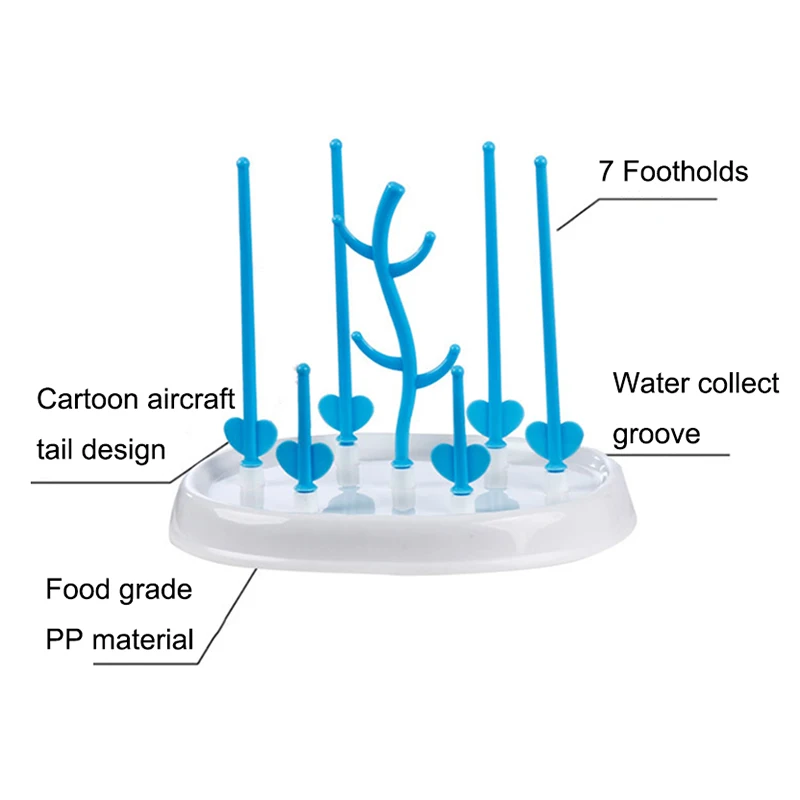 Сушилка для детских бутылочек, простая сушилка в форме дерева, съемная сушилка для молока и сосок CL5438