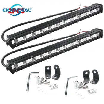 

White LED Spotlight 18W 12V LED Work Light Bar Spotlight Flood Lamp Driving Fog Offroad LED Work C ar Light for SUV