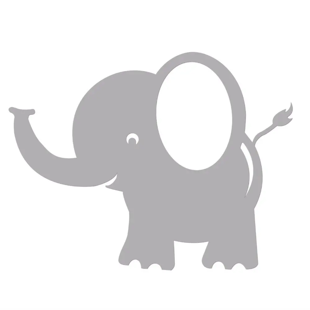 Bobee Baby Elephant Wall Decals For Kids Room Decor Nursery Bobee Baby Elephant Wall Decals For Kids Room Decor Nursery Sticker Light Grey 5 Pack Small In Stickers From Home Garden On Aliexpress
