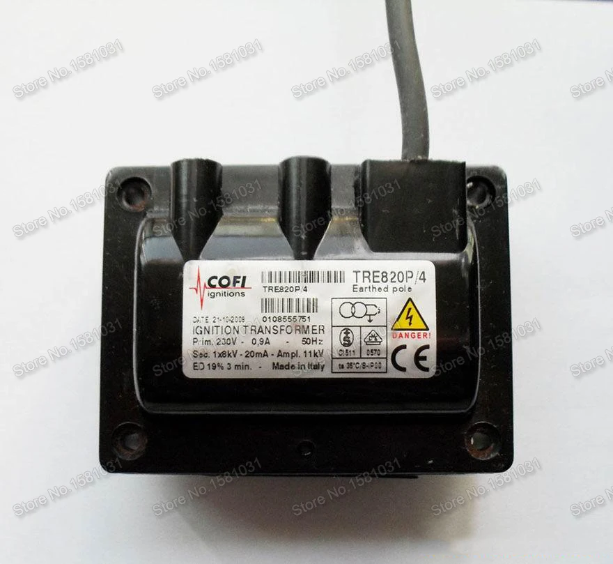 Итальянский трансформатор зажигания COFI катушка TRE820P/4 горелки|ignition transformer|transformer